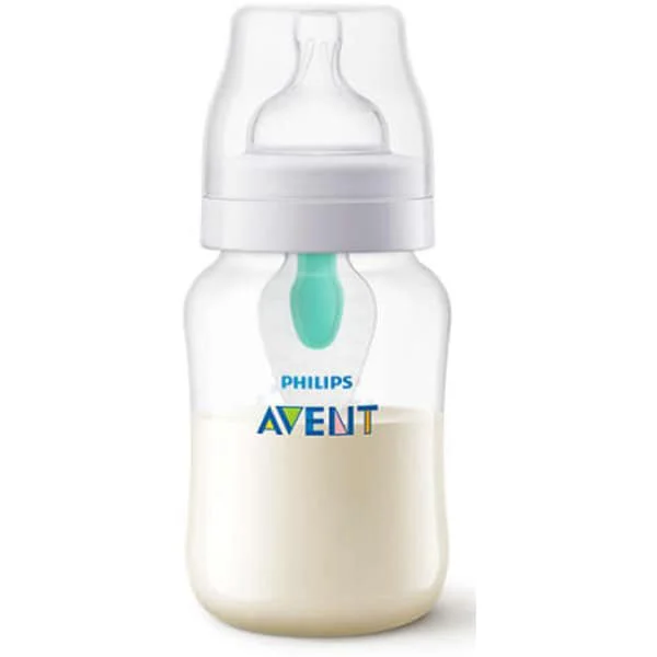 Biberon cu dispozitiv anticolici Philips Avent AirFree cu dispozitiv anticolici, 260 ml. foto