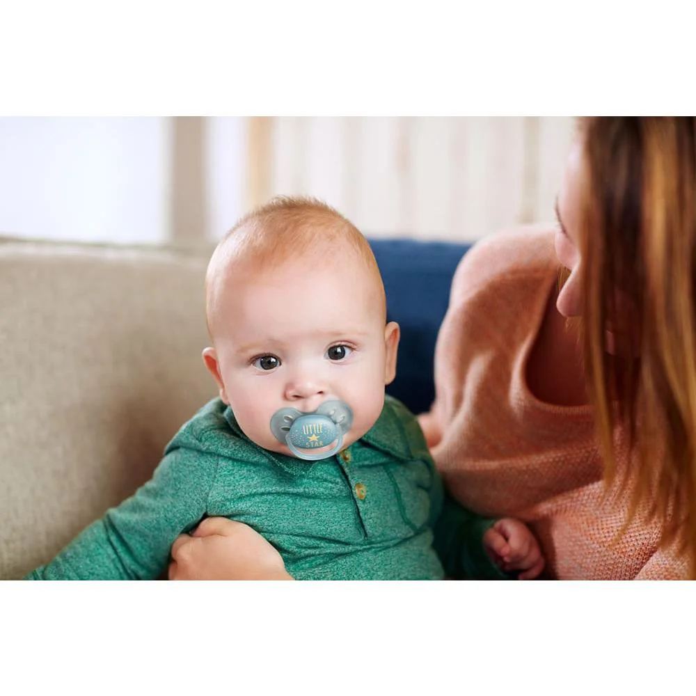 Suzete ortodontice din silicon Philips Avent Ultra Soft Boy (6-18 luni), 2 buc. foto
