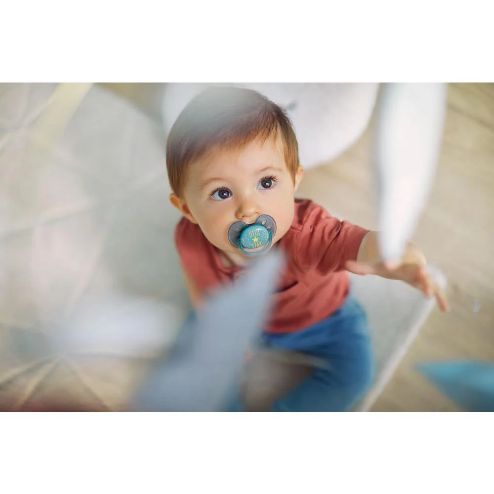 Suzete ortodontice din silicon Philips Avent Ultra Soft Boy (6-18 luni), 2 buc. foto