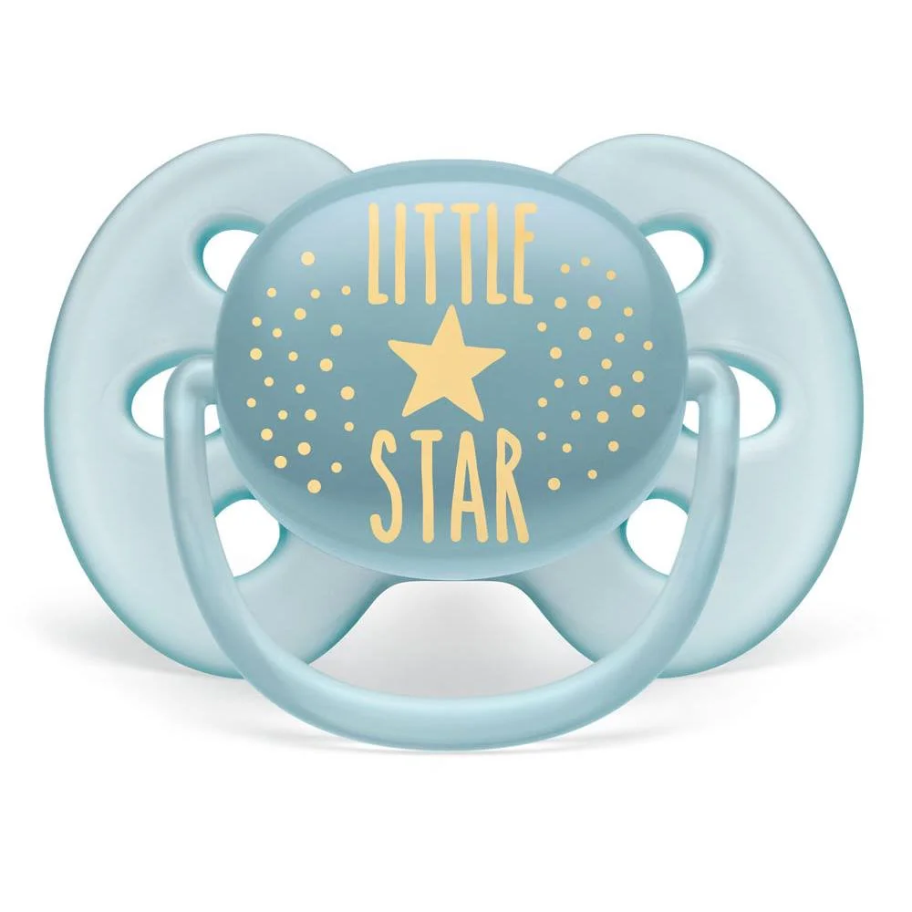 Suzete ortodontice din silicon Philips Avent Ultra Soft Boy (6-18 luni), 2 buc. foto