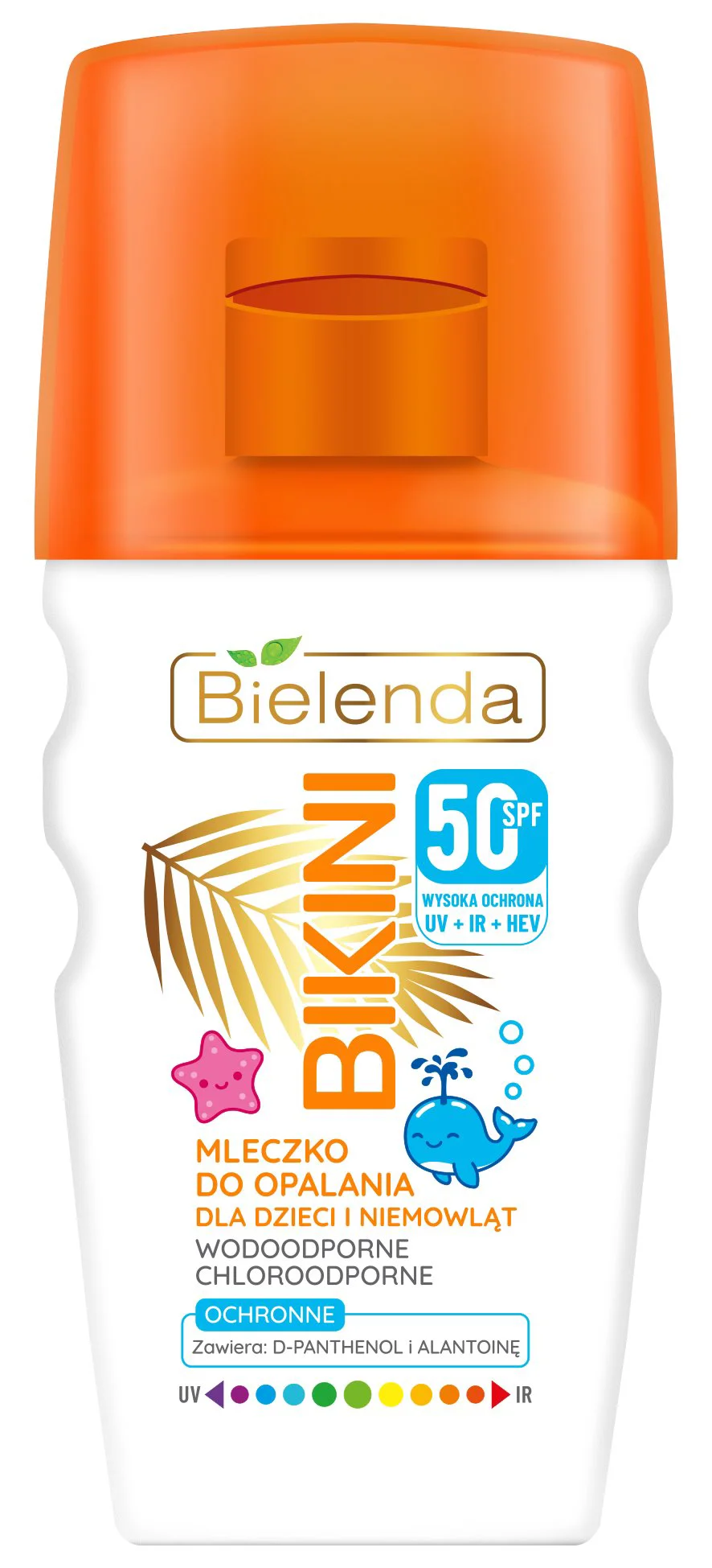 Laptisor protector pentru bronz pentru copii Bielenda Bikini SPF 50, 150 ml