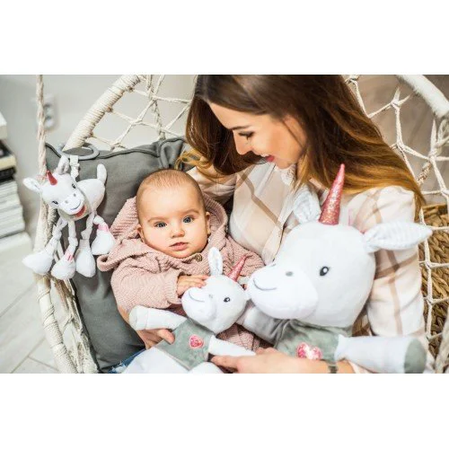 Jucarie de plus cu vibratie BabyOno Unicorn Lucky foto