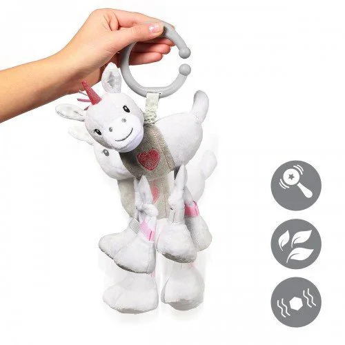 Jucarie de plus cu vibratie BabyOno Unicorn Lucky foto