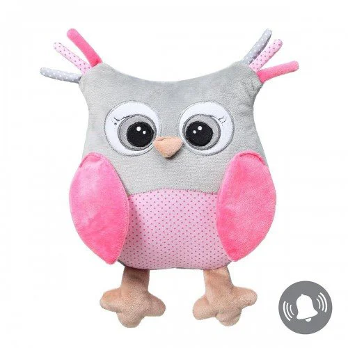 Jucarie de plus BabyOno Owl Sofia, 33 cm