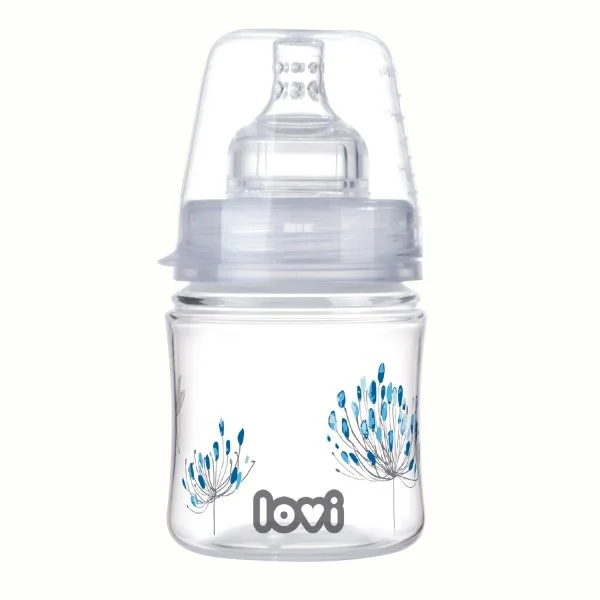 Biberon din plastic Lovi Botanic (0+ luni), 120 ml foto