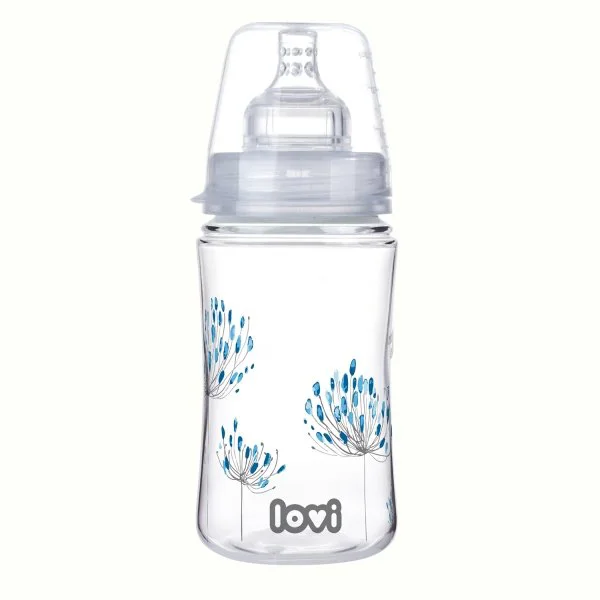 Biberon din plastic LOVI Botanic (3+ luni), 240 ml foto