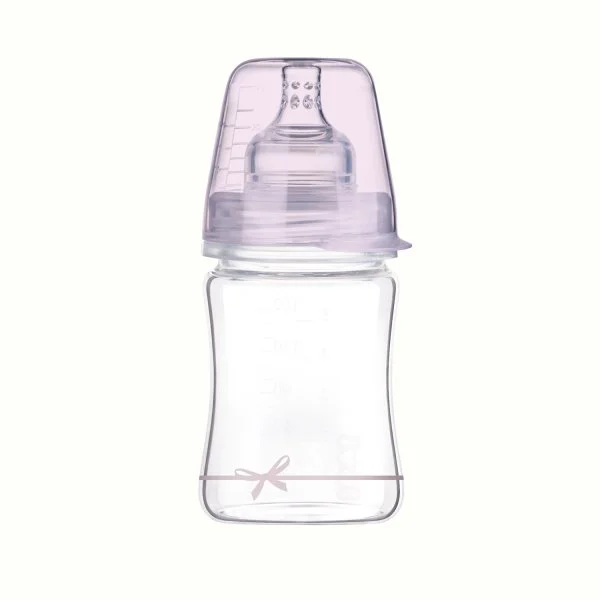 Бутылочка стеклянная Lovi Baby Shower Girl (0+ мес), 150 мл. foto