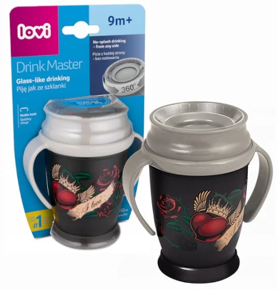 Cana anti-varsare 360 Lovi I Love (9+ luni), 250 ml foto