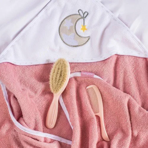 Полотенце с капюшоном BabyOno Луна, 76x76 см. foto