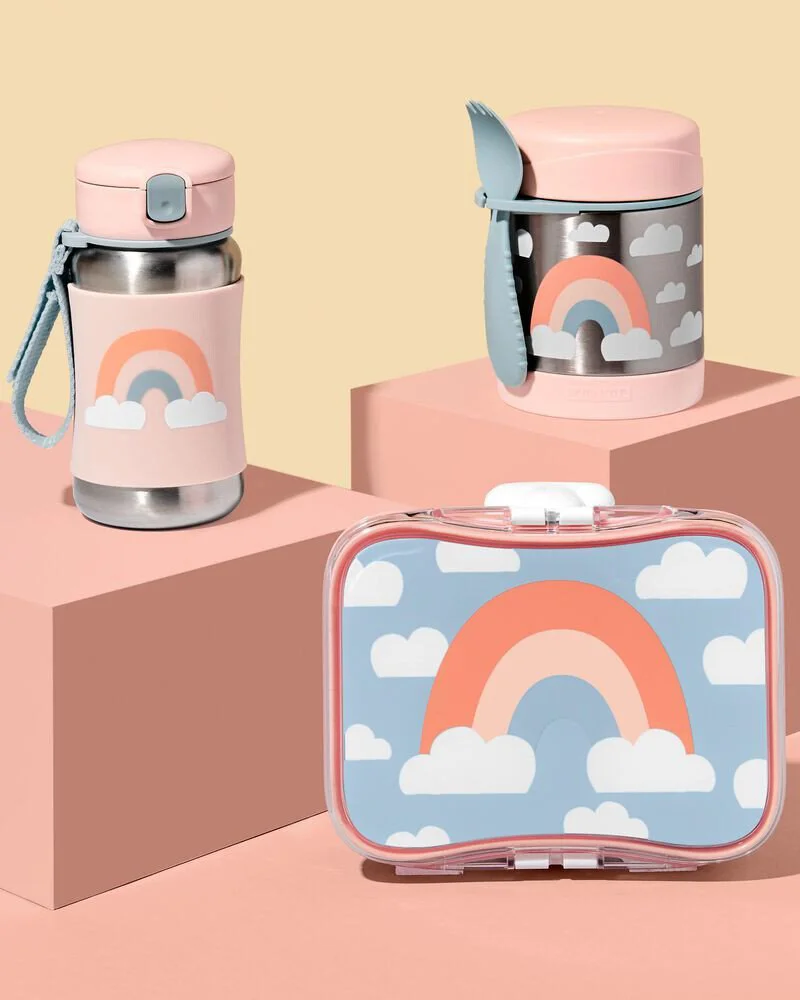Kit pentru pranz Skip Hop Spark Curcubeu foto