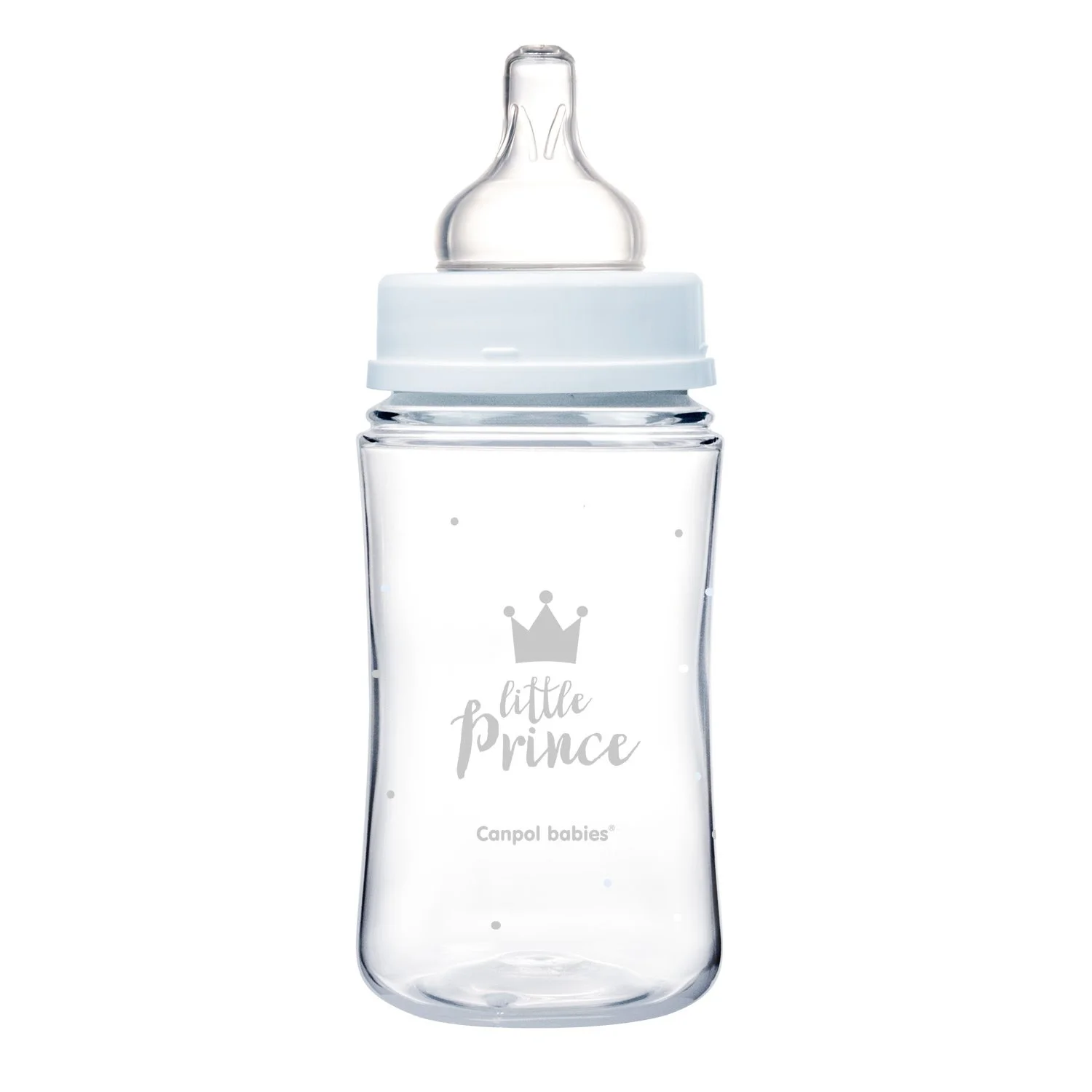 Бутылочка пластиковая антиколиковая Canpol EasyStart Royal Baby (3+ мес.), 240 мл
