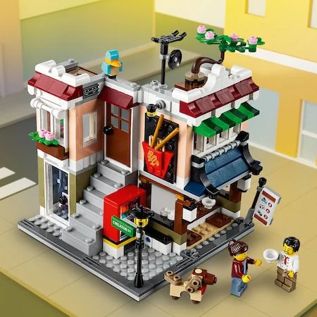 LEGO Creator 3 in 1 Downtown Noodle Shop foto
