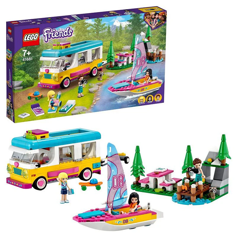 LEGO Friends Forest Camper Van and Sailboat