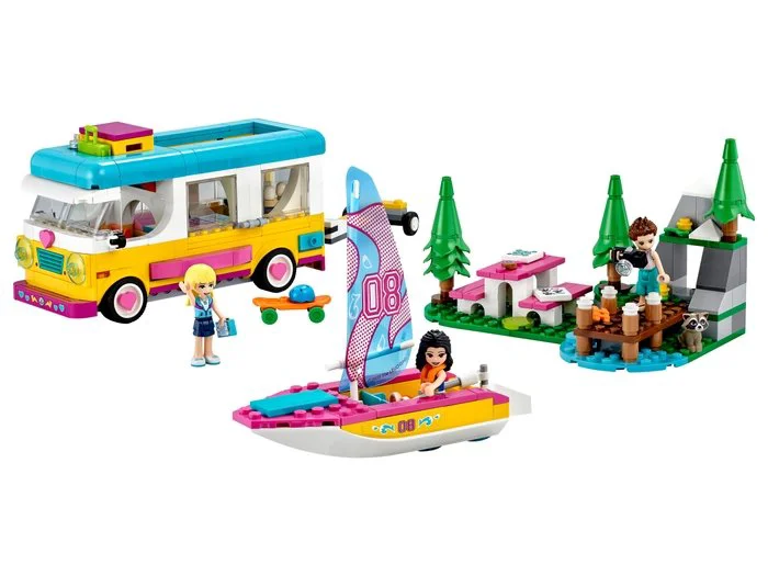 LEGO Friends Forest Camper Van and Sailboat