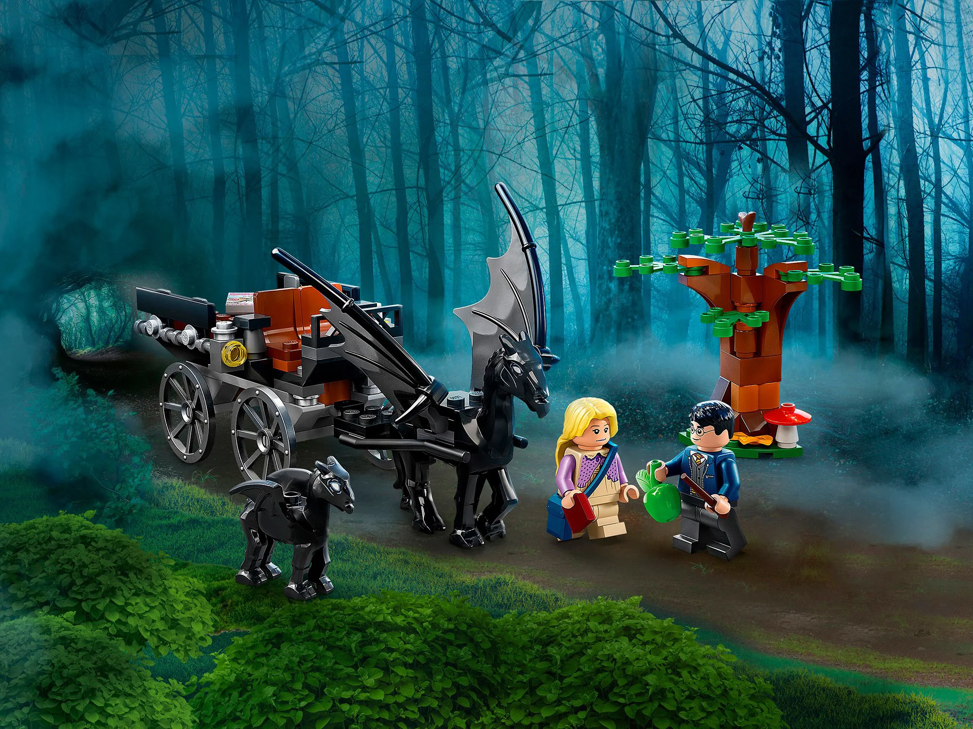 LEGO Harry Potter Hogwarts Carriage and Thestrals foto