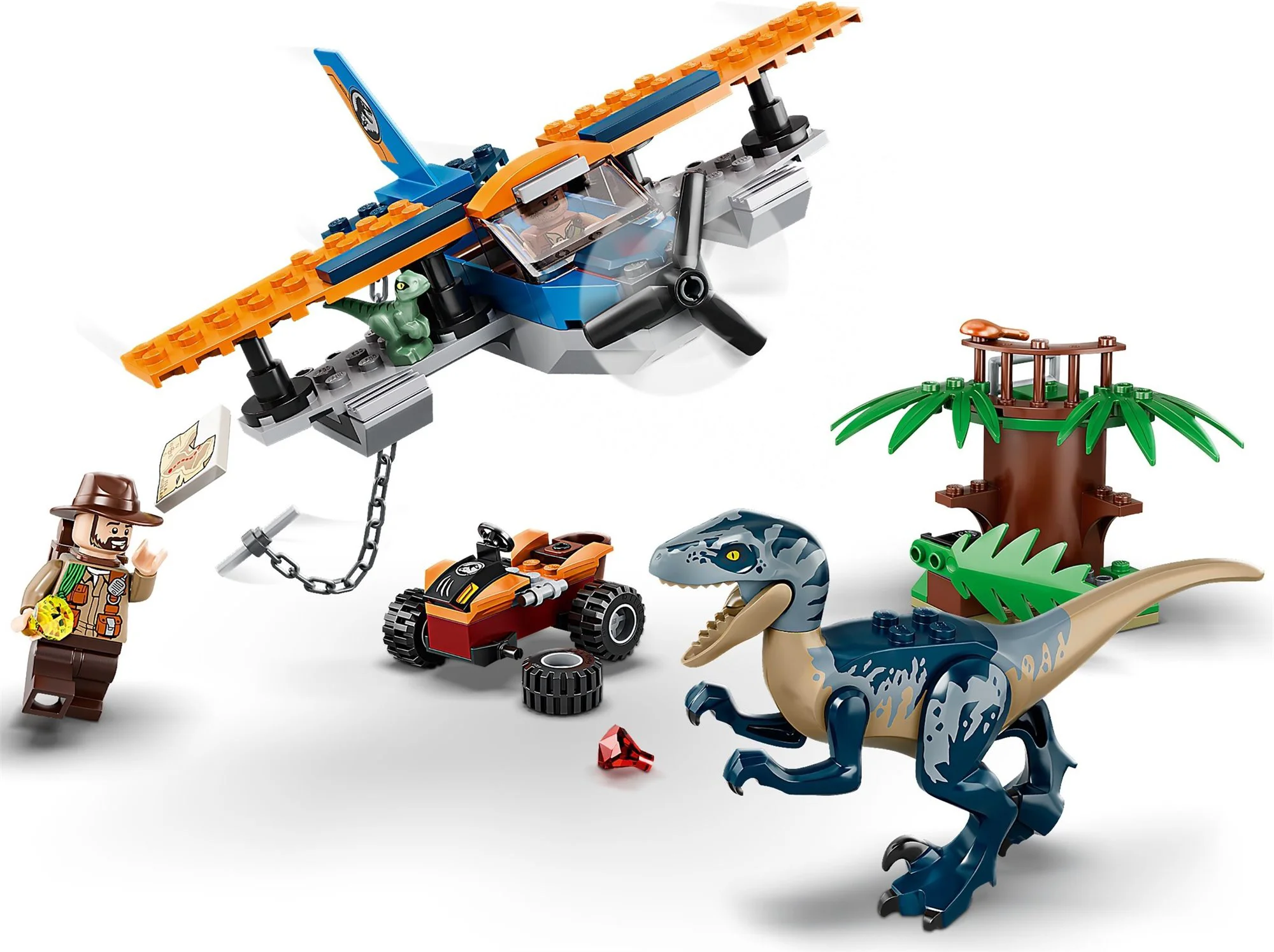 LEGO Jurrasic World Velociraptor: Biplane Rescue Mission foto