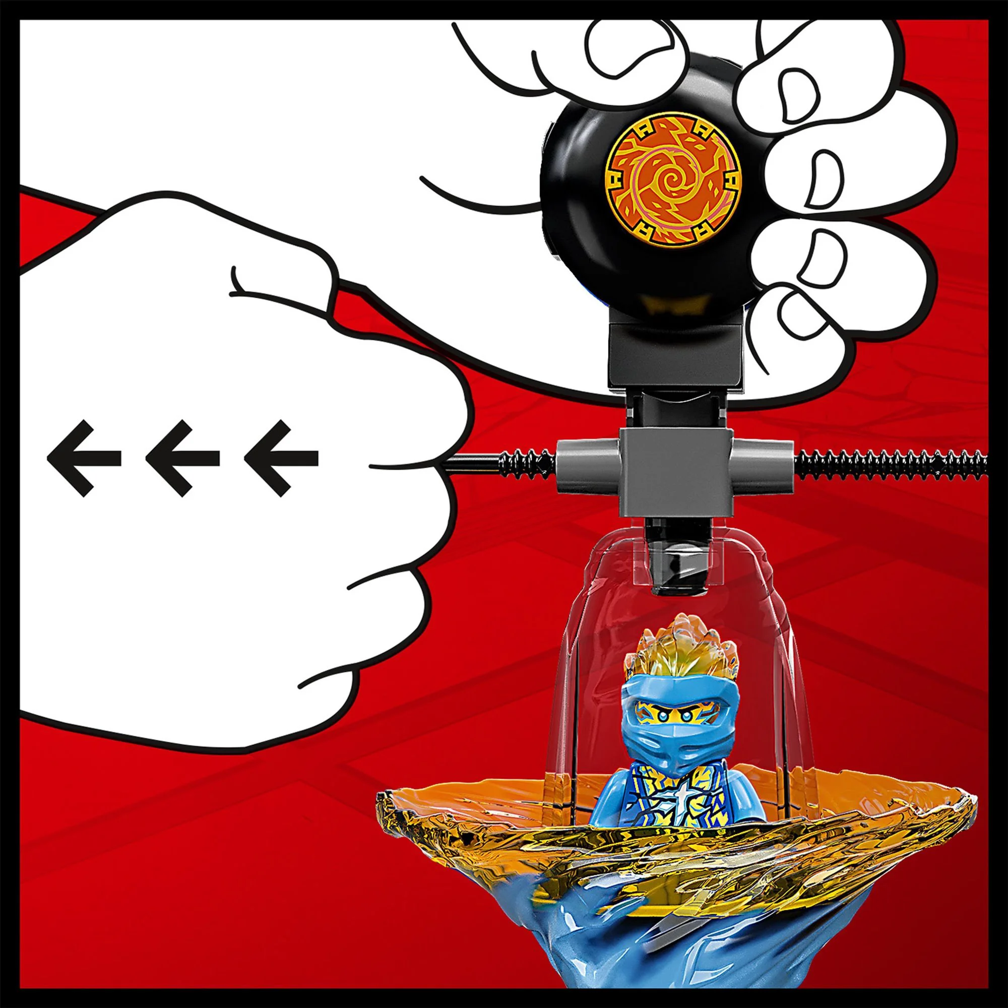 LEGO Ninjago Jay's Spinjitsu Ninja Training foto