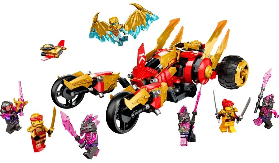 LEGO Ninjago Kai Golden Dragon Raider foto