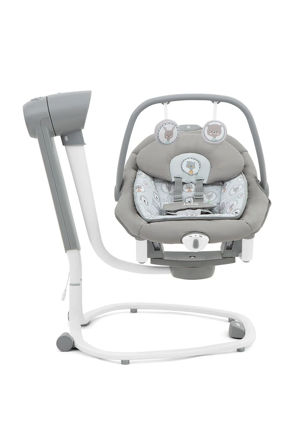 Leagan si balansoar rotativ Joie Serina 2 in 1 Portrait, cu conectare la priza