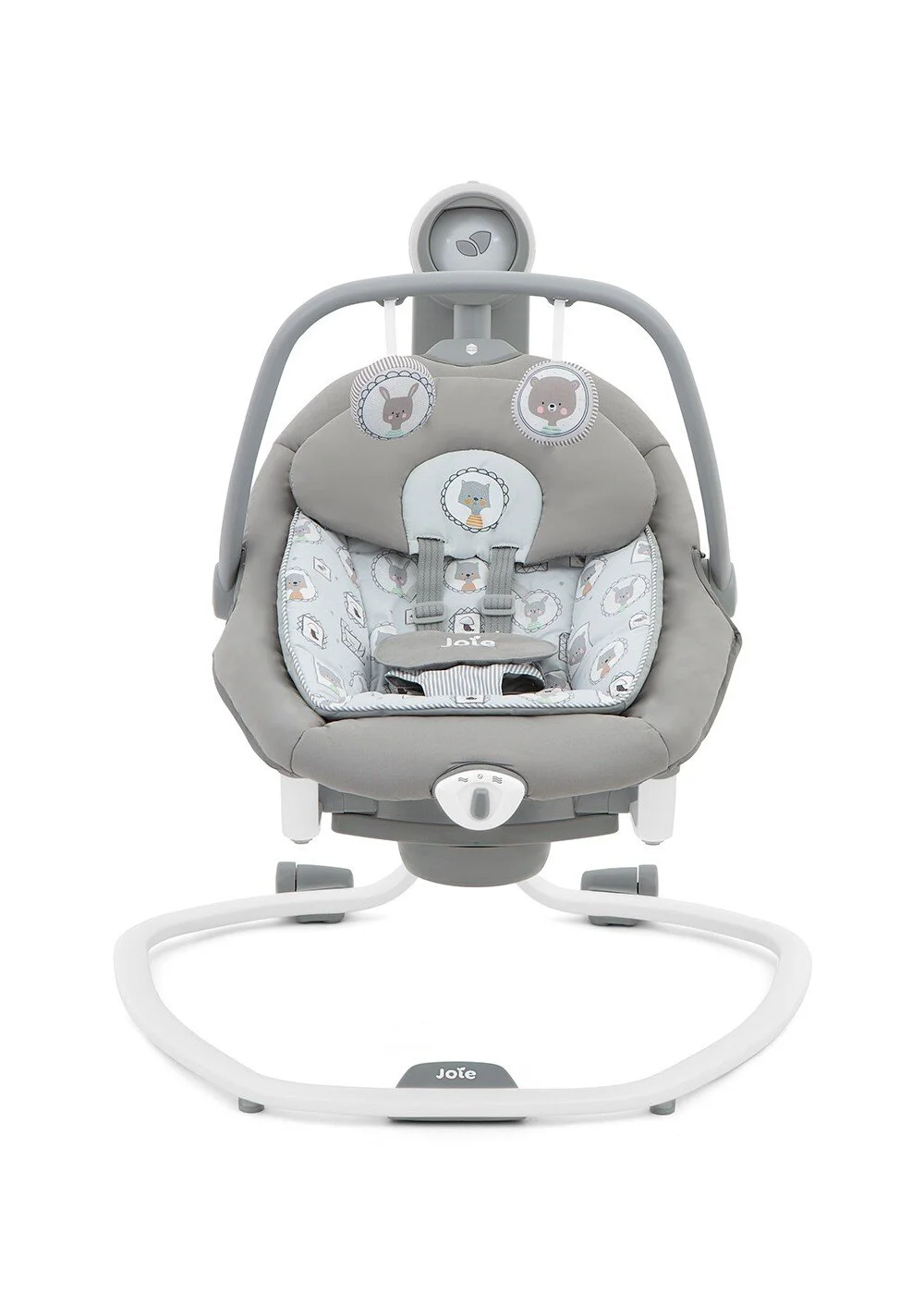 Leagan si balansoar rotativ Joie Serina 2 in 1 Portrait, cu conectare la priza
