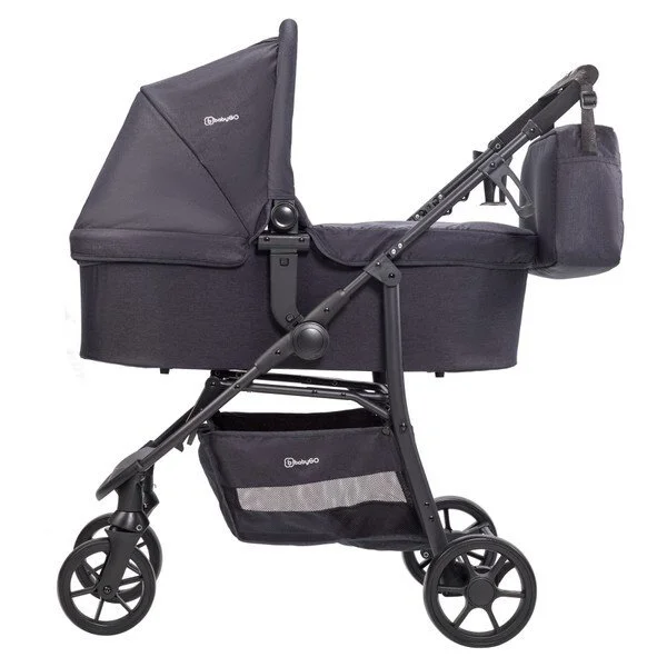 Коляска 3 в 1 BabyGo Style Black