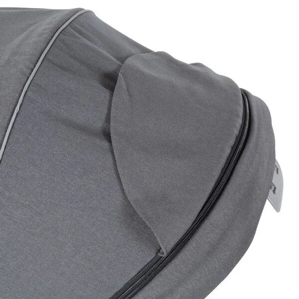 Коляска 3 в 1 BabyGo Halime Gray, рама Black