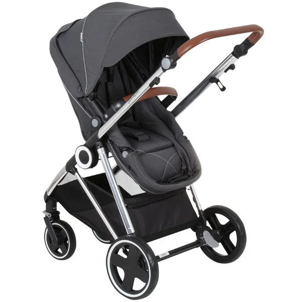 Коляска 3 в 1 BabyGo Halime Gray, рама Silver