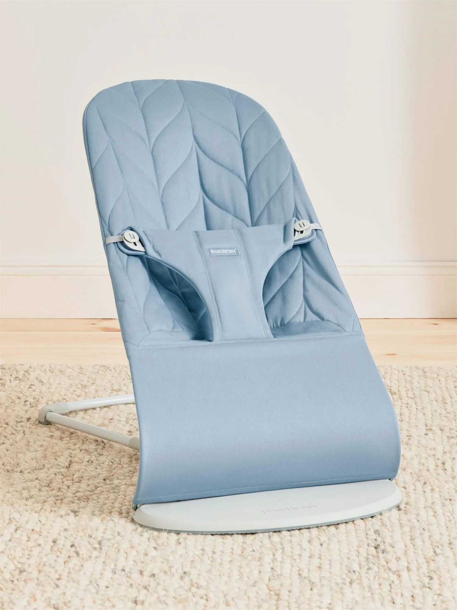 Кресло-шезлонг BabyBjorn Bliss Blue, хлопок