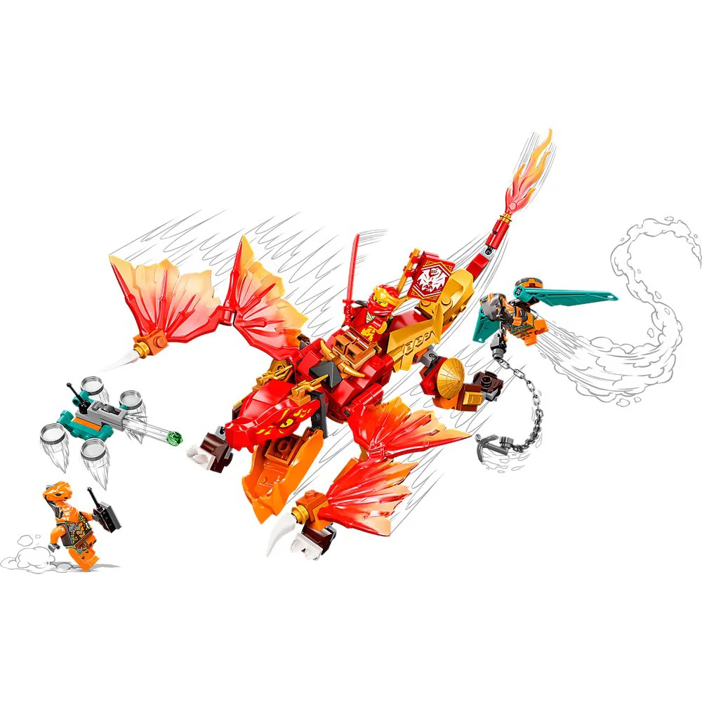 LEGO Ninjago Kais Fire Dragon foto