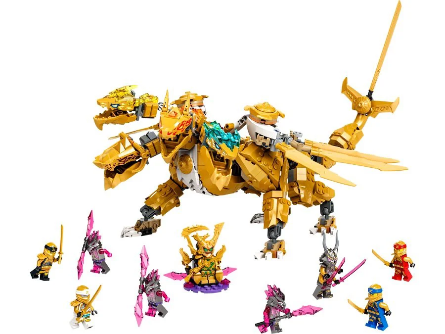 LEGO Ninjago Lloyd's Golden Ultra Dragon foto
