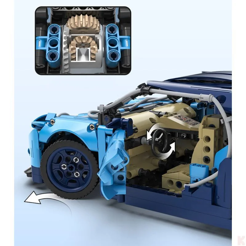 Constructor CaDA Blue Phantom, 1196 piese foto