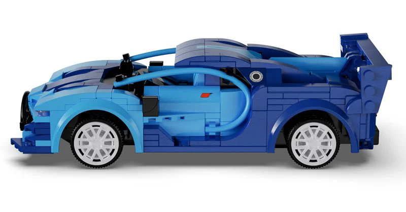 Constructor CaDA Blue Race Car, 325 piese