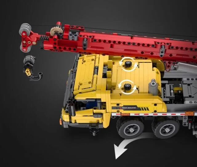 Constructor CaDA Crane Truck, 1831 piese