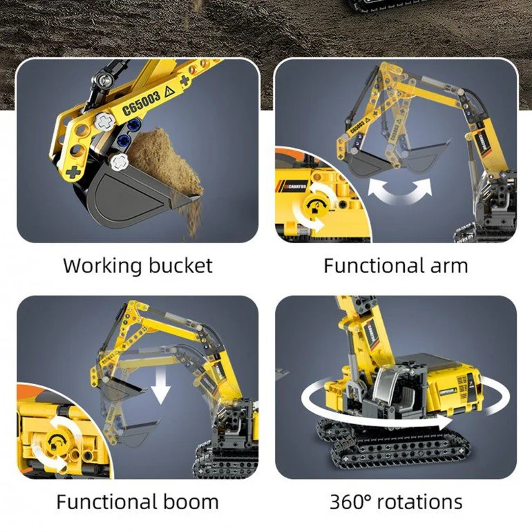 Constructor CaDA Excavator, 467 piese
