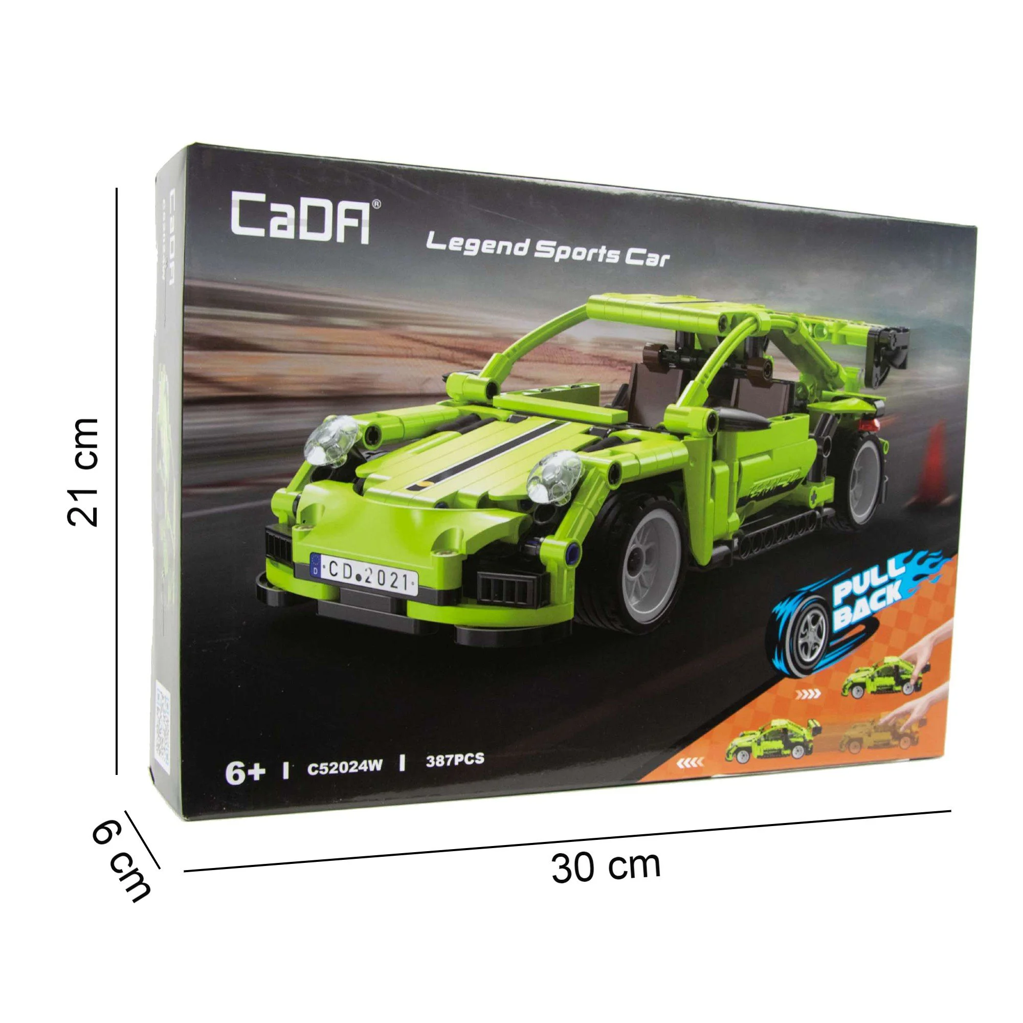 Constructor CaDA Legend Sports Car, 387 piese