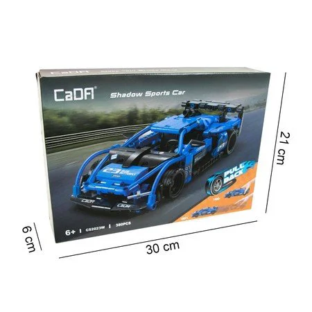 Constructor CaDA Shadow Sports Car, 380 piese