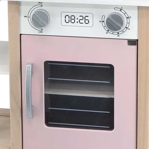 Bucatarie din lemn Viga Toys Pink Kitchen