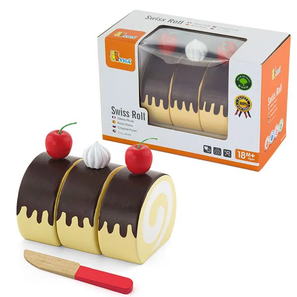 Set de joaca Viga Toys Playing food - Swiss Roll foto