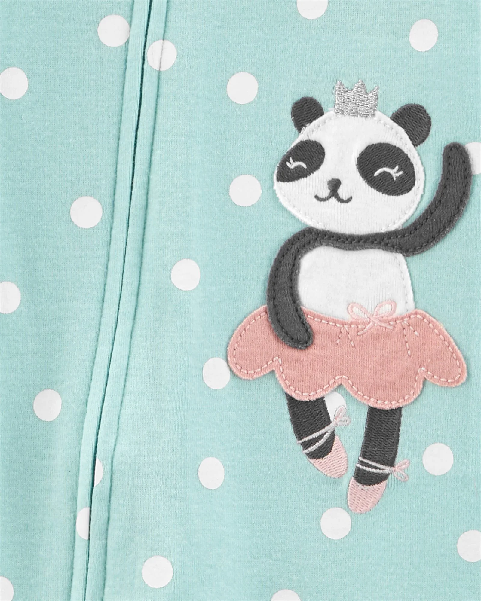 Carter's Pijama cu fermoar Panda foto