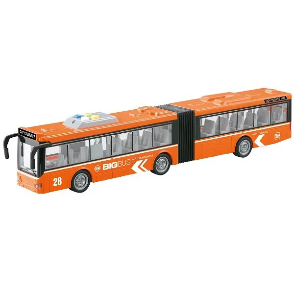 Autobus dublu cu inertie Wenyi, 1:16 foto