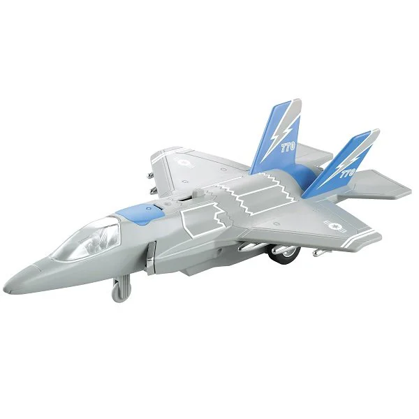 Avion cu inertie Wenyi Jet Fighter cu lumini si sunet, 1:20 foto