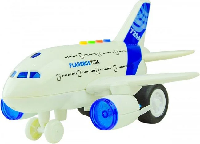 Avion cu inertie Wenyi Planebus 720B cu lumini si sunet, 1:160 foto