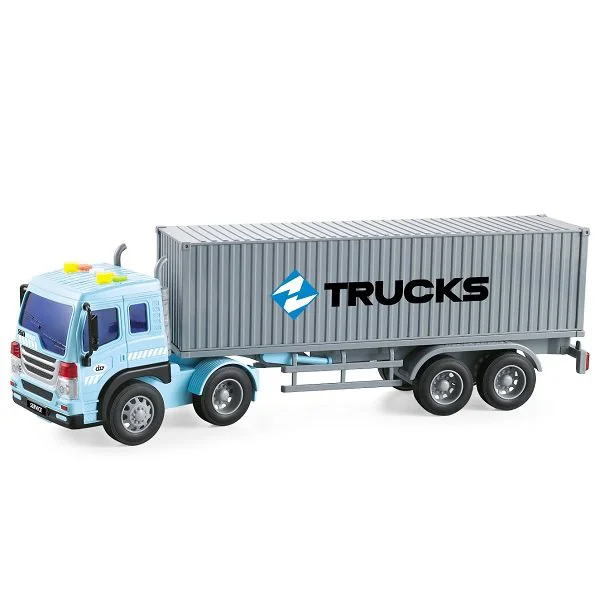 Camion cu inertie Wenyi cu container, 1:16 foto