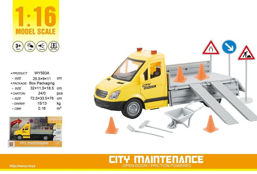 Masina cu inertie Wenyi Autospeciala, 1:16 foto