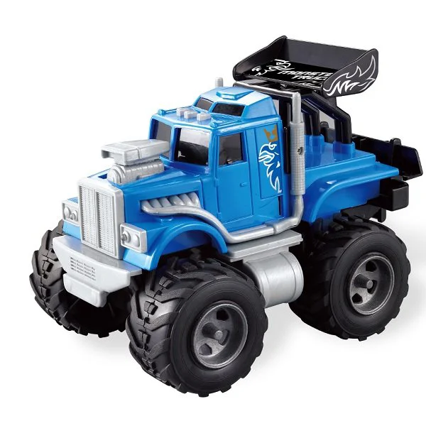 Masina cu inertie Wenyi Mini Monster Truck cu lumini si sunet, 1:16 foto