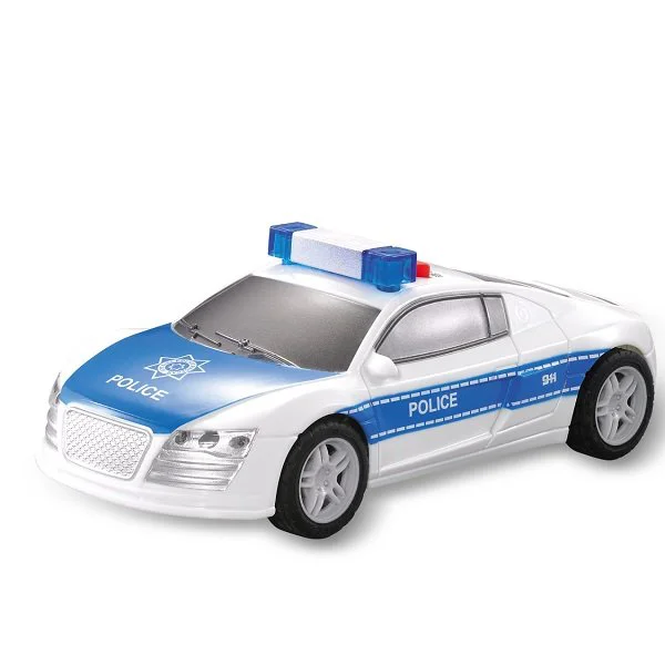 Masina cu inertie Wenyi Police Car cu lumini si sunet, 1:28 foto