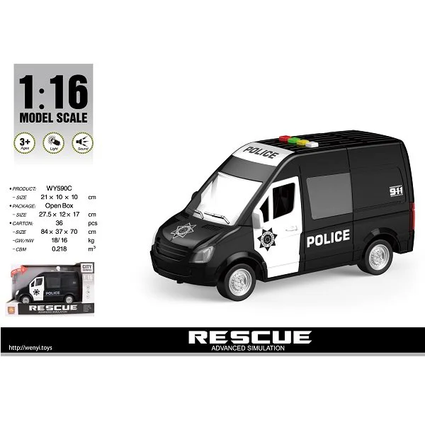 Masina cu inertie Wenyi SWAT Van 1:16 foto