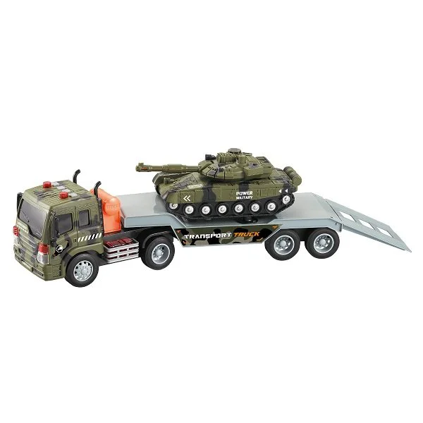Masina cu inertie Wenyi Transport Truck cu tanc, 1:16 foto