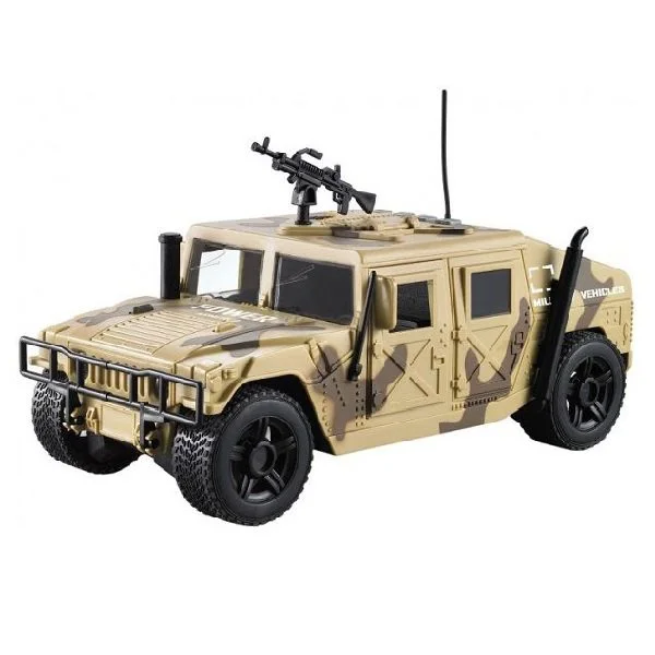 Masina cu inertie Wenyie Military Armored cu lumini si sunet, 1:16 foto