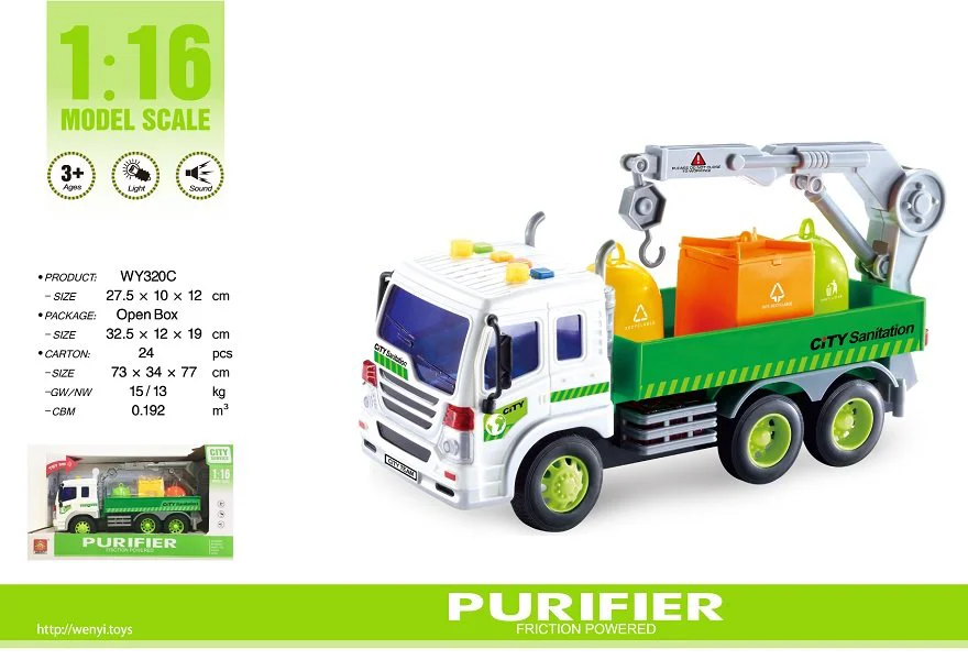 Masinuta cu inertie Wenyi Purifier, 1:16